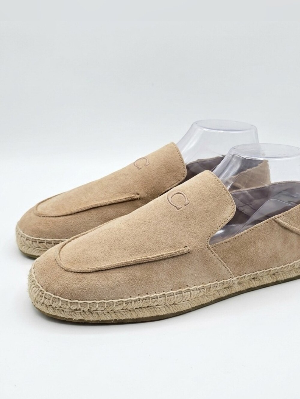 Coach Men's Reilly Espadrilles in a taupe suede colorway Mens Size 11.5D Slip On